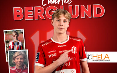 CHARLIE BERGLUND LYFTS UPP FRÅN AKADEMIN